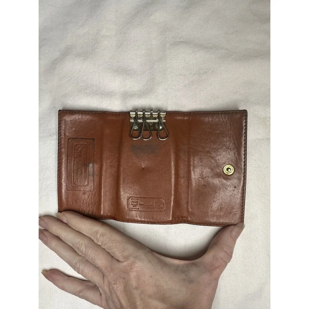 MCM Vintage brown monogram Key Holder